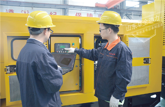 为完成调试检修任务而奋斗的华全人